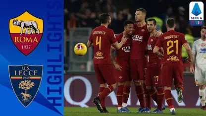 خلاصه بازی رم 4-0 لچه در سری آ ایتالیا