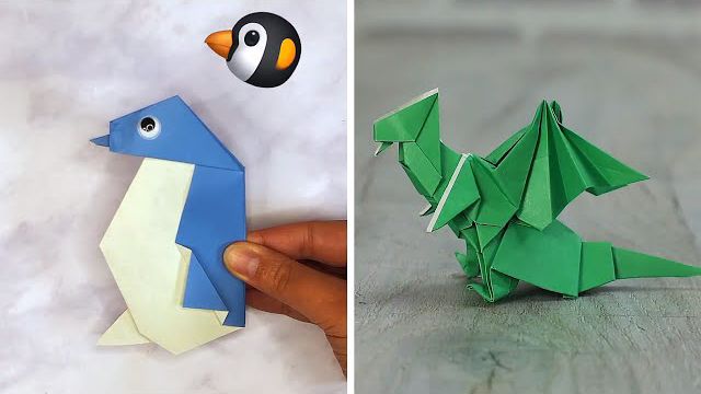 10 روش کاردستی آسان اوریگامی برای کودکان