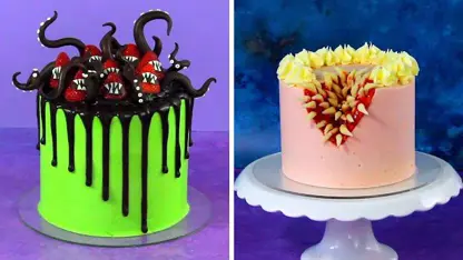25 ترفند تزیین کیک های جشن هالووین