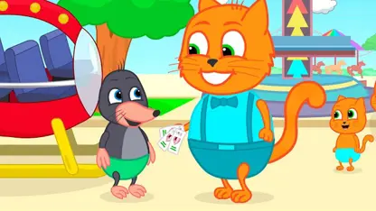 کارتون خانواده گربه این داستان - بلیط برای هلیکوپتر