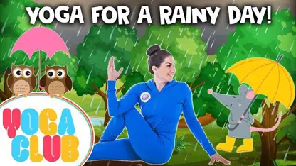 حرکات یوگا به کودکان در خانه - یک روز بارانی 🌂