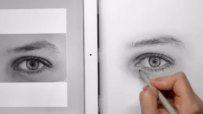 آموزش طراحی چهره برای مبتدیان - نحوه کشیدن چشم و ابرو