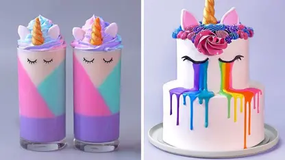 دستور تزیین کیک یونیکورن برای جشن های تولد