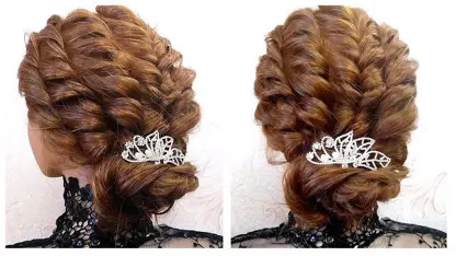 آموزش مدل موی جدید عروس آسان برای موهای متوسط