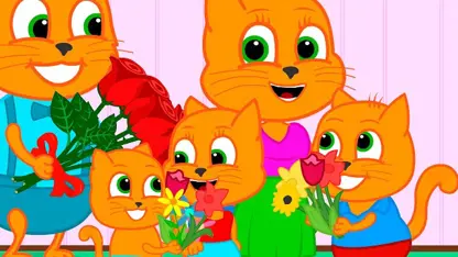 کارتون خانواده گربه این داستان - گل برای یک شگفتی