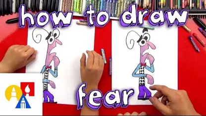 اموزش نقاشی به کودکان "fear در inside out" در چند دقیقه
