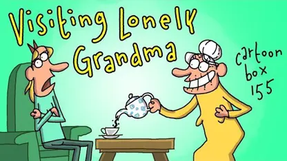کارتون باکس این داستان "بازدید مادربزرگ تنها"