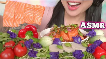 کلیپ اسمر فود ساس اسمر - غذای تایلندی + سبزیجات تازه