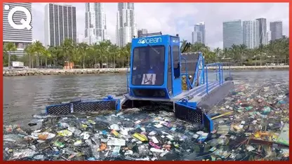 ماشین حذف زباله های پلاستیکی از اقیانوس