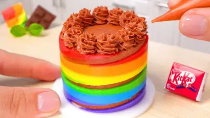 آشپزی مینیاتوری - هک کیک شکلاتی برای سرگرمی