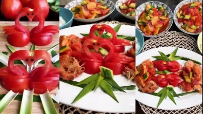 ترفند های برش سبزیجات برای مهمانی ها در یک نگاه