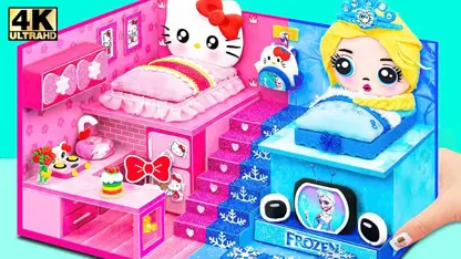 کاردستی با کارتون - خانه ساده hello kitty برای سرگرمی