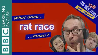 معنی اصطلاح 'rat race' در زبان انگلیسی چیست؟