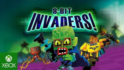 گیم پلی جنگ های بلوکی 8 (8-Bit Invaders)