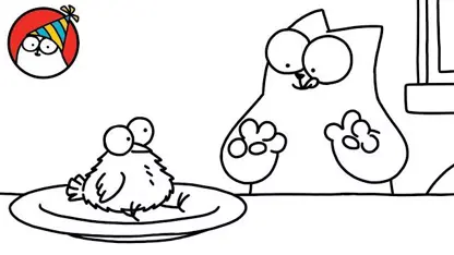 کارتون گربه سایمون این داستان "در جشن"