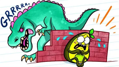 کارتون آووکادو این داستان "دایناسور ها"