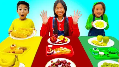 سرگرمی کودکانه این داستان - سالم در مقابل غذاهای ناسالم