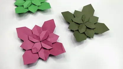 آموزش اوریگامی - گلی های شگفت انگیز در یک نگاه