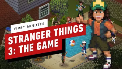 دقایقی از بازی معمایی stranger things 3 در یک ویدیو