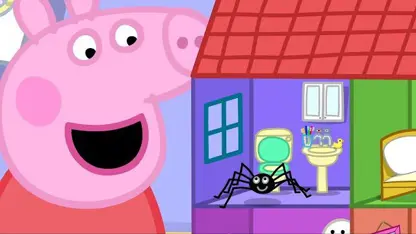 کارتون پپاپیگ این داستان - پپا یک عنکبوت پیدا می کند!