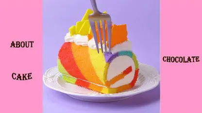 طرز تهیه کیک رول رنگی و زیبا در یک نگاه