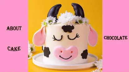 طرز تهیه کیک تولد به شکل گاو بامزه در یک نگاه