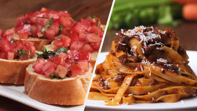 4 دستورالعمل غذاهای ایتالیایی