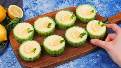 آموزش آشپزی - مینی چیزکیک لیمویی برای مهمانی