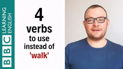 آموزش زبان انگلیسی - افعال جایگزین  'walk' در چند دقیقه
