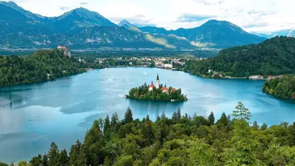 کلیپ گردشگری -مناظر دیدنی دریاچه بلد در اسلوونی
