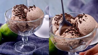 طرز تهیه بستنی شکلاتی با رسپی اسان در خانه