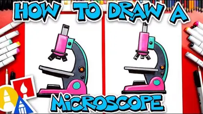 آموزش نقاشی به کودکان - میکروسکوپ برای سرگرمی