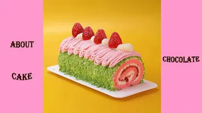 طرز تهیه کیک توت فرنگی رولی در یک نگاه