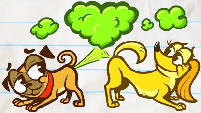 کارتون مداد این داستان - توله سگهای ناز !