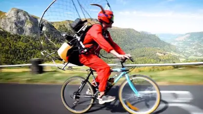 کلیپ شگفت انگیزان - صحنه های تماشایی و جذاب از دوچرخه سواری کوهستان