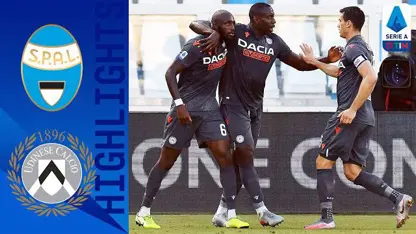 خلاصه بازی اسپال 0-3 اودینزه در لیگ سری آ ایتالیا