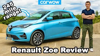 بررسی ویدیویی خودرو renault zoe 2020 در یک نگاه