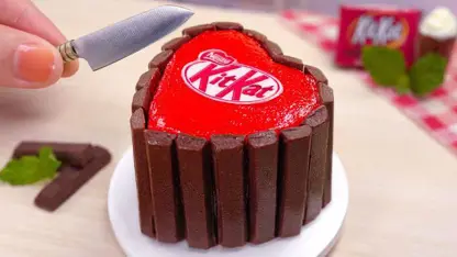 ترفند آشپزی مینیاتوری کیک - تزئین کیک کیت کت