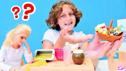 سرگرمی دخترانه - پختن غذای اسباب بازی
