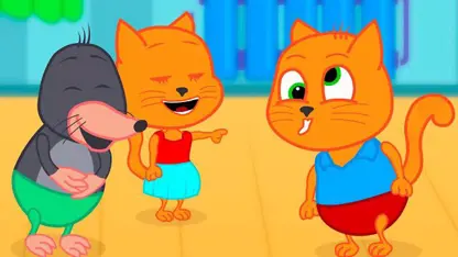 کارتون خانواده گربه با داستان - شکلک در آوردن