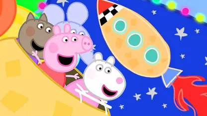 کارتون پپاپیگ این داستان - پپا سوار ترن هوایی 🐷🎢