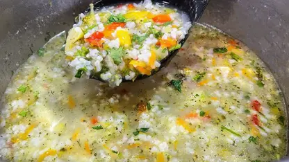 طرز تهیه شوربا برنج سبزیجات در یک نگاه