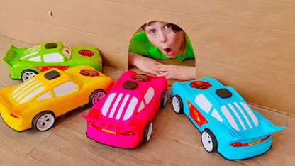 برنامه کودک آدریانا با داستان - ماشین های اسباب بازی رنگی