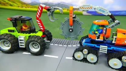 ماشین بازی کودکانه با داستان"بیل مکانیکی و ماشین پلیس"