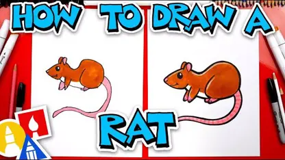 آموزش نقاشی کودکان "کشیدن موش قهوه ای"