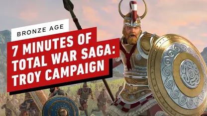 7 دقیقه از گیم پلی بازی a total war saga: troy