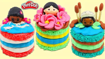 خمیر بازی کودکان با موضوع - طرز تهیه کیک شاهزاده دیزنی