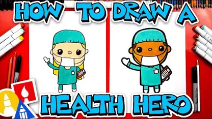 نقاشی کودکان "پرستاران قهرمان" در چند دقیقه