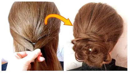 آموزش مدل مو برای مبتدیان - شینیون آسان برای موهای کوتاه