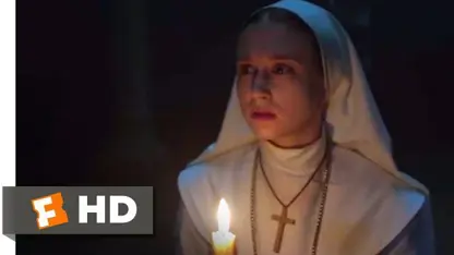 سکانسی از فیلم ترسناک the nun 2018 (راهبه) در چند دقیقه